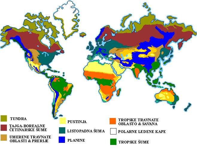 mapa bioma na yemlji